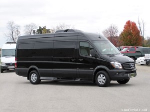 2015 Black Mercedes Sprinter Van